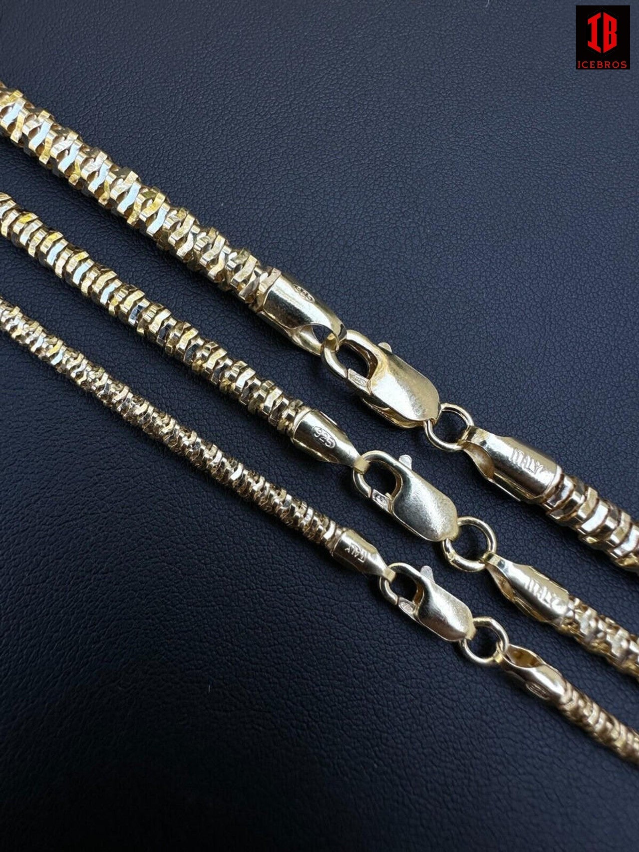 5mm Rope Chain in Gold  Solid gold jewelry, Gold, Sterling silver
