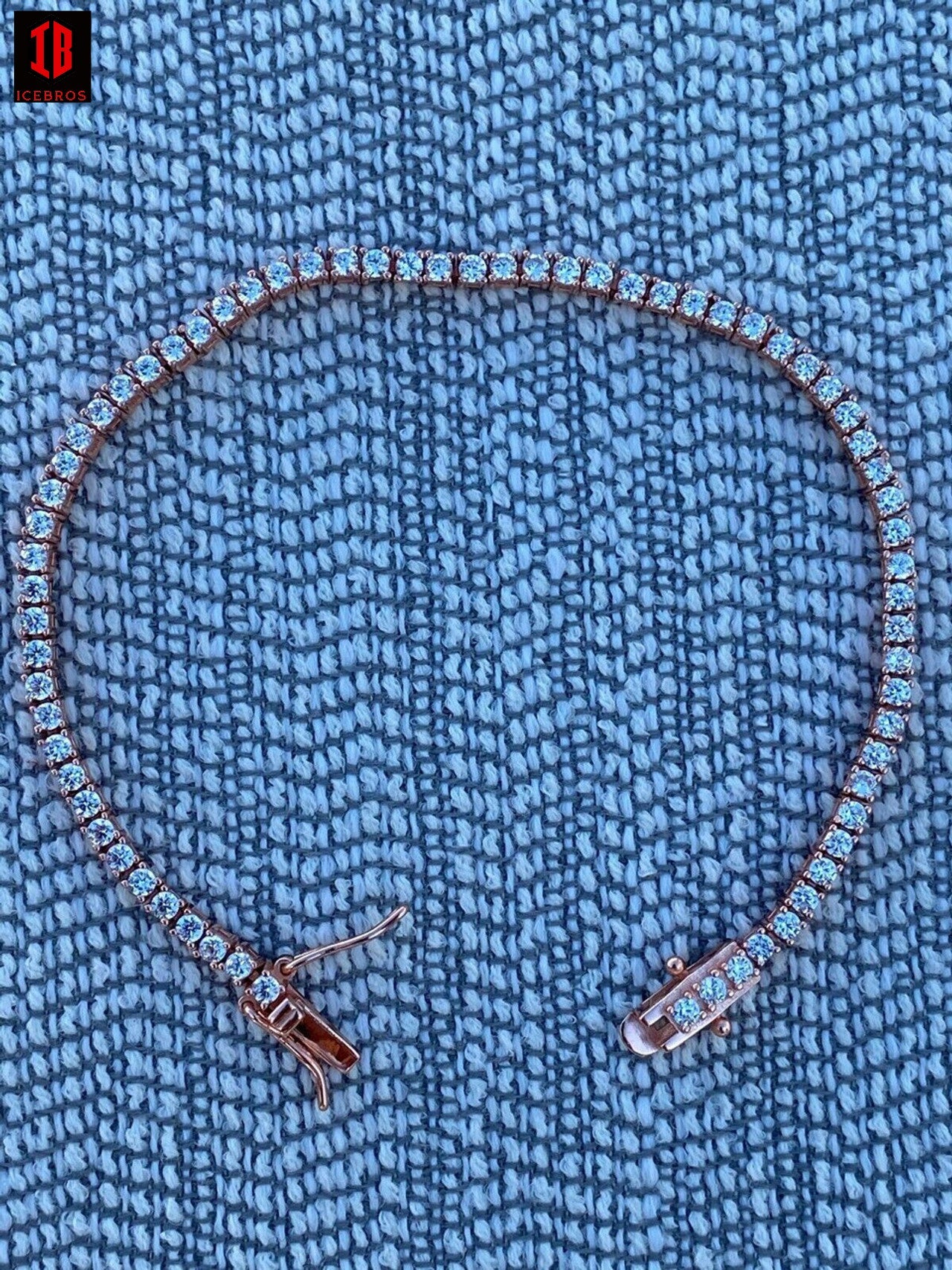 Real 925 Sterling Silver Diamond Tennis Bracelet 6-8.5" Mens Or Ladies