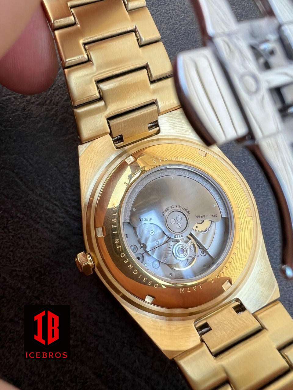 (21) Honeycomb Set 35ct. MOISSANITE Gold Men's Perpetual Skeleton Watch Iced Hip Hop Passes Tester ✅