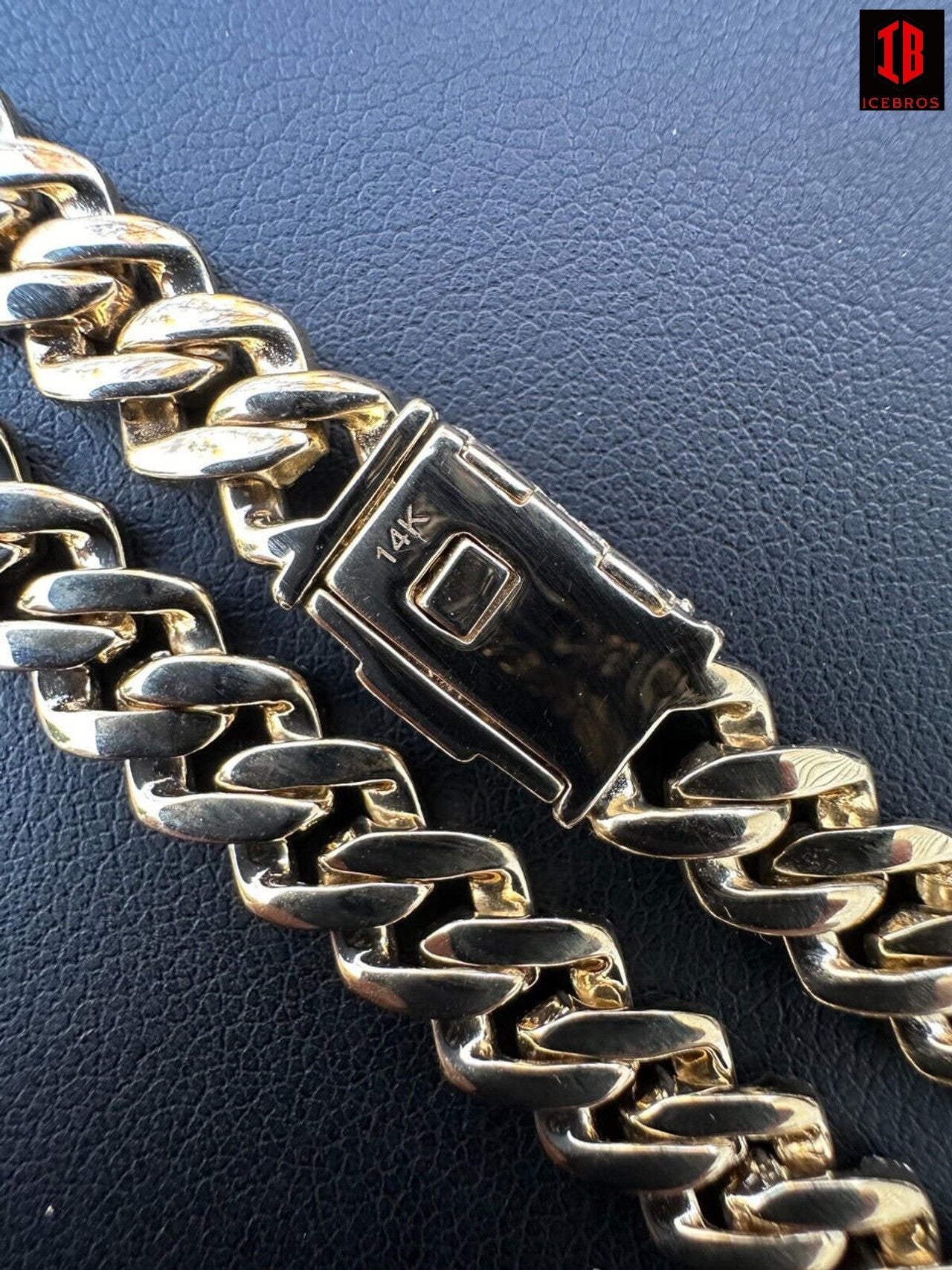 8mm Moissanite Diamond Miami Cuban Link Bracelet in 14k Gold