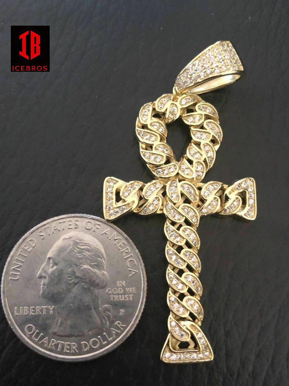 14k gold vermil .925 retailer silver Ankh cross