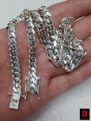 Handmade Tight Link Miami Cuban Chains In 999 Silver - MADE TO ORDER In 1-2 Weeks - Flawless Karat