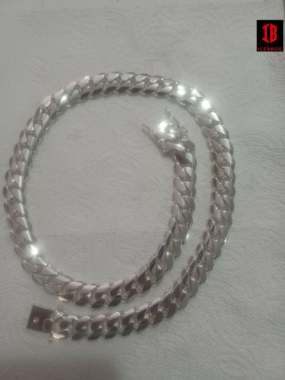 Handmade Tight Link Miami Cuban Chains In 999 Silver - MADE TO ORDER In 1-2 Weeks - Flawless Karat