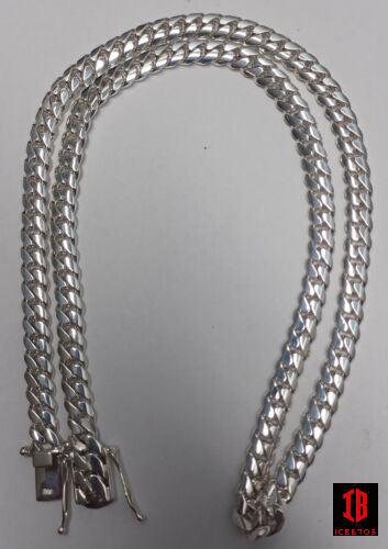 Handmade Tight Link Miami Cuban Chains In 999 Silver - MADE TO ORDER In 1-2 Weeks - Flawless Karat