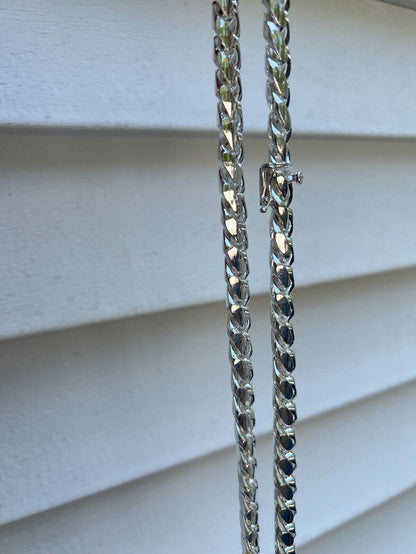 Huge Real 925 Sterling Silver Miami Cuban Kilo Chain Box Clasp (16mm)