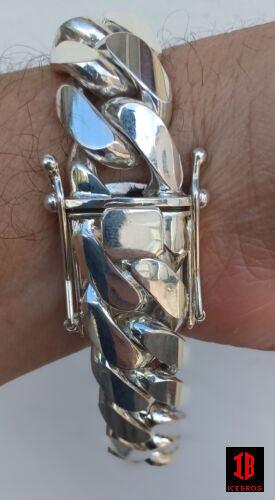 Vermeil Handmade Tight Link Miami Cuban Bracelets In 999 Silver - MADE TO ORDER In 1-2 Weeks - Flawless Karat