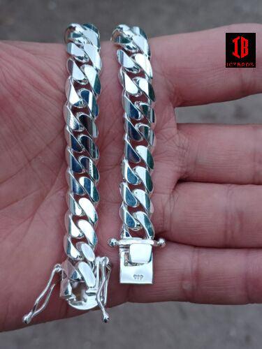 Vermeil Handmade Tight Link Miami Cuban Bracelets In 999 Silver - MADE TO ORDER In 1-2 Weeks - Flawless Karat