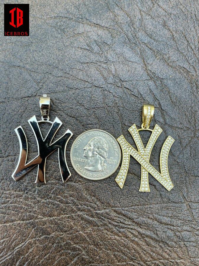 MOISSANITE Hip Hop New York Pendant Iced Out 925 Sterling Silver Men's Ladies