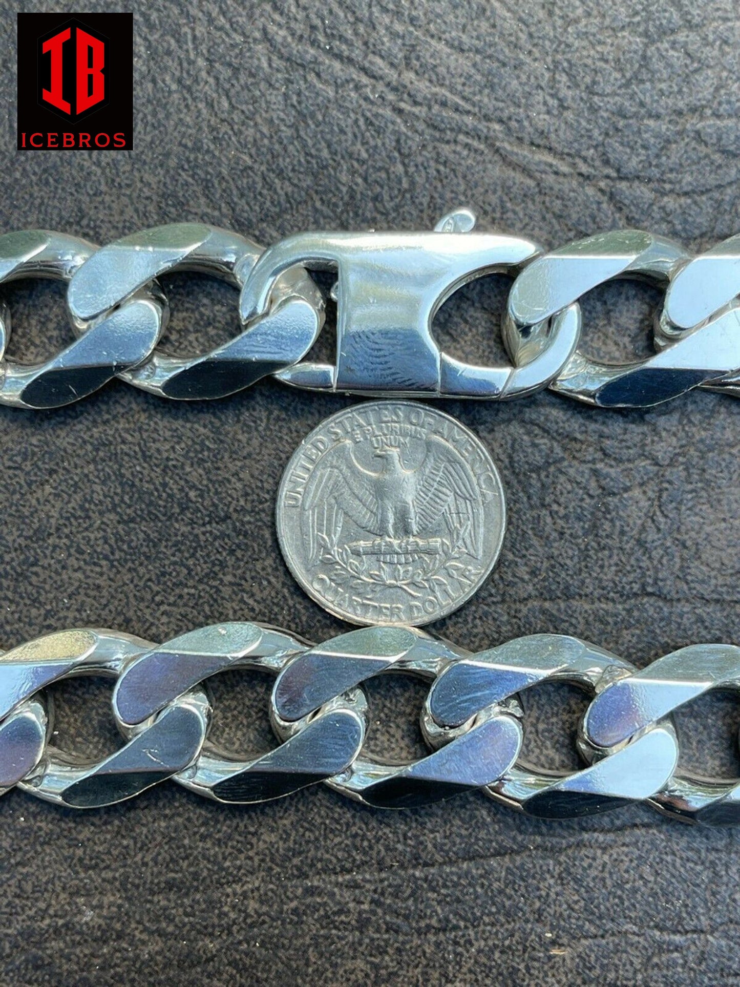 925 Silver Men's Hip Hop Miami Cuban Curb Link Bracelet (18mm)