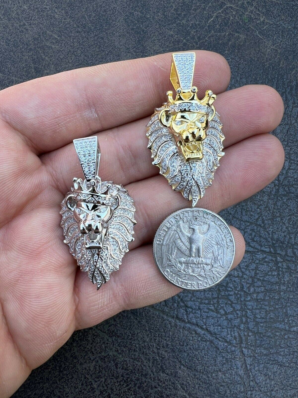 Moissanite inchSilver Knightinch Pendant