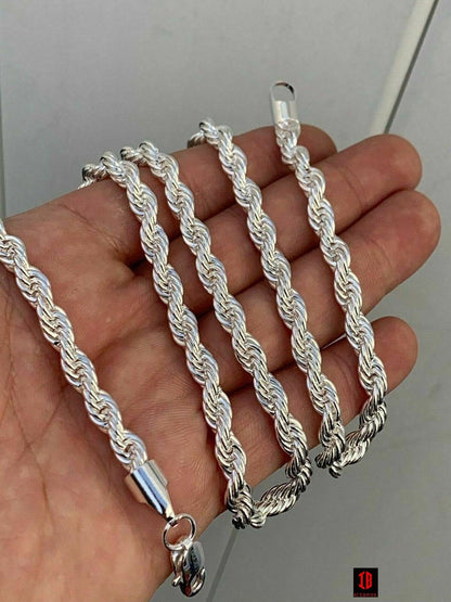 Rope Chain - ROSE Gold Over Solid Stainless Steel - 2-6mm 18-30inch